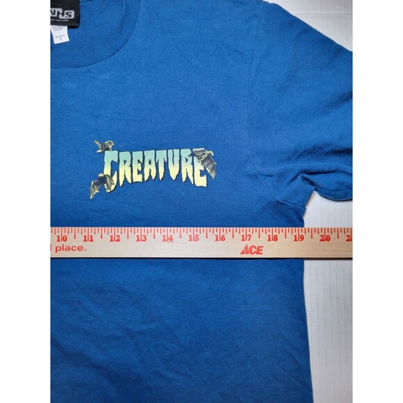 CREATURE Skateboards NHS Vintage 90s Y2K Horror Skull Bats Skeleton Mens S Retro - Picture 6 of 7